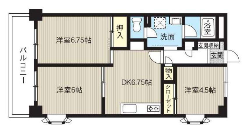 サントミグランドールマンションの間取り