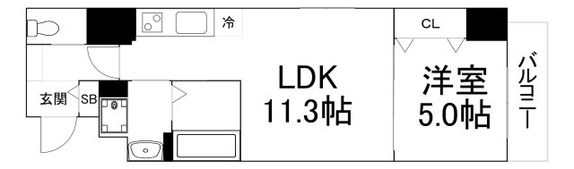 【間取り】 | エイチ・ツーオー新深江