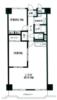【間取り】 | 西葛西ハイツ | 間取りです。