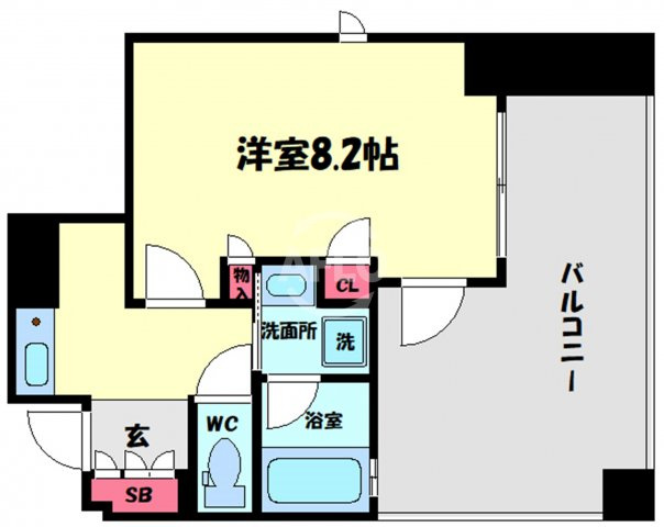 KAISEI本町の間取り|KAISEI本町　開放感ある間取り