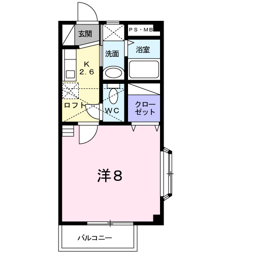 メゾン上の原の間取り