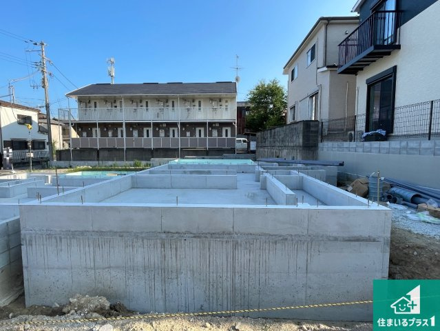 ★乙訓郡大山崎町大山崎尻江　第1期　新築一戸建ての外観|周辺は落ち着いた街並みの住宅地！子育てがしやすい住環境です！まだ未完成ですが、現地でしかわからない事もございます。是非一度ご覧ください。