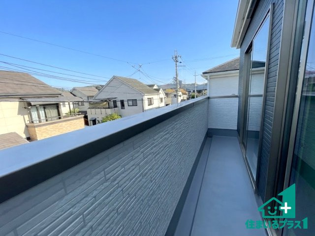 ★乙訓郡大山崎町大山崎尻江　第1期　新築一戸建てのバルコニー|日当たりのよいバルコニー！お部屋が開放的に！