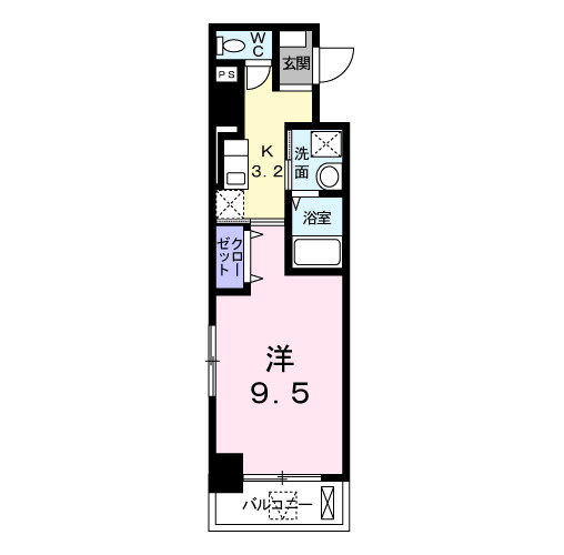 フレンテ二島Ⅱの間取り
