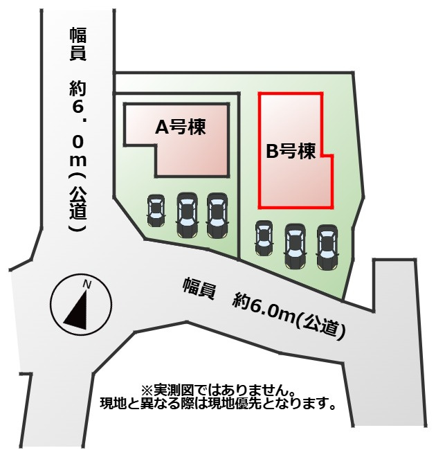 ハートフルタウン宇都宮市戸祭町2145番の区画図|【全2棟】各号棟の詳細については、お気軽にお問い合わせください♪