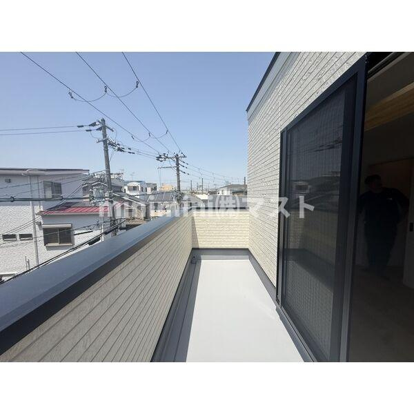住吉1戸建のバルコニー