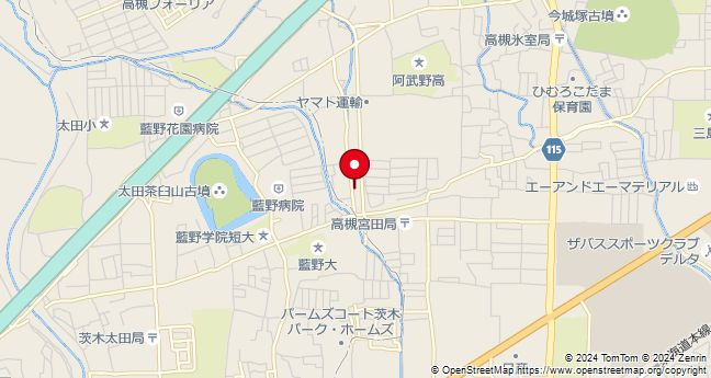 メゾン蒼B棟の地図