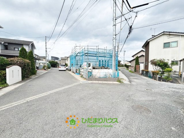 クライン古河雷電町第２期　新築一戸建て　02の前面道路含む現地写真|2026/7/27　撮影