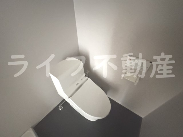 クレストヴィラのトイレ|シンプルで使いやすいトイレです