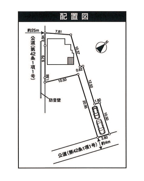 所沢市下安松 築浅 中古一戸建住宅の区画図