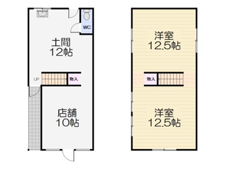 【間取り】 | 和泉市太町店舗戸建
