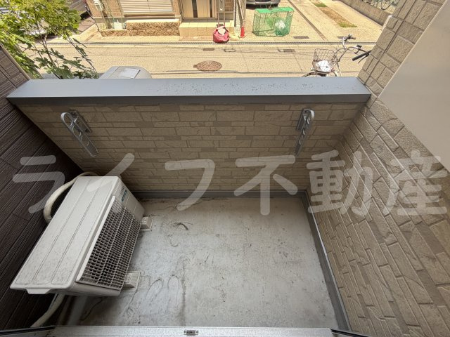 グランメゾン森ノ宮のバルコニー