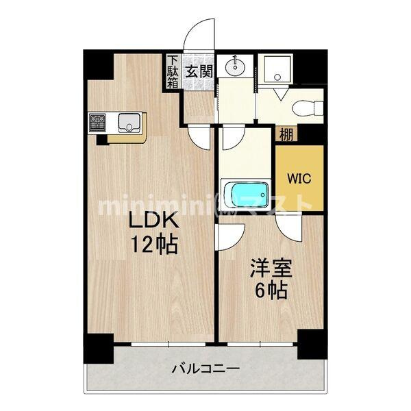 ルラーシェ難波の間取り