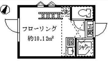フェリスミラベルの間取り|ワンルーム＋ロフト