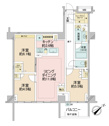 【間取り】 | 南東向きの日当たり良好な３LDKファミリータイプ。