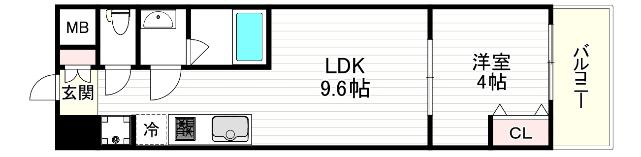 AND TERRACE 文の里の間取り
