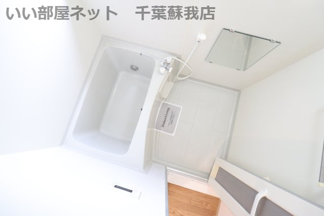 メゾンドォ渕谷　Ｂの浴室|日々の疲れを癒すお風呂付です
