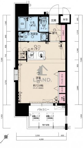  サヴォイコートオブアームズ　春吉小学校区の間取り|サヴォイコートオブアームズ
