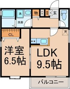 クラージュ吹上の間取り