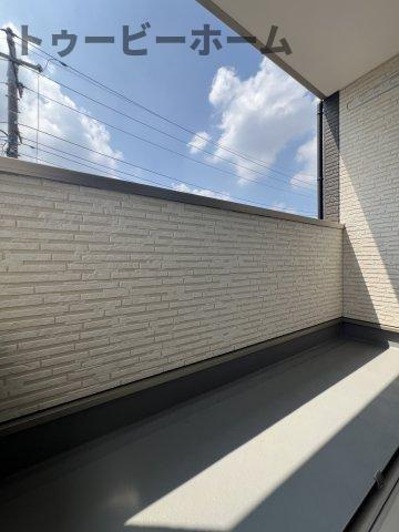 ジーメゾン川越大袋新田のバルコニー|外からの目が気にならないバルコニーで洗濯物が干せます