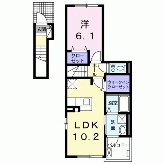 【間取り】 | ポンド　フィールド | 間取りです。