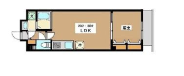 ミリアビタ船橋の間取り