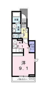 【間取り】 | ソフィアＮ・Ⅲ | 間取りです。
