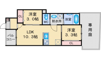 【間取り】 | REGALEST鶴舞 | 略図の為、現状優先