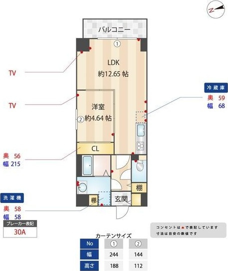 GRANDUKE松原cuoreの間取り