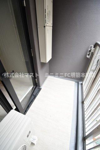旧プレール・ドゥーク堺筋本町Qのバルコニー