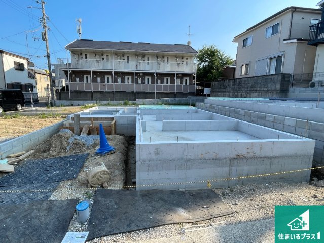 乙訓郡大山崎町大山崎尻江　第1期　新築一戸建ての外観|現在建築中！落ち着いた街並みで新生活を始めることが出来そう！周辺の物件も併せてご紹介させて頂きます！