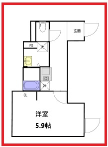 【間取り】 | クレサージュ亀戸