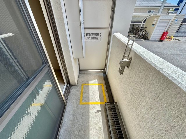 シャトー揚羽のバルコニー