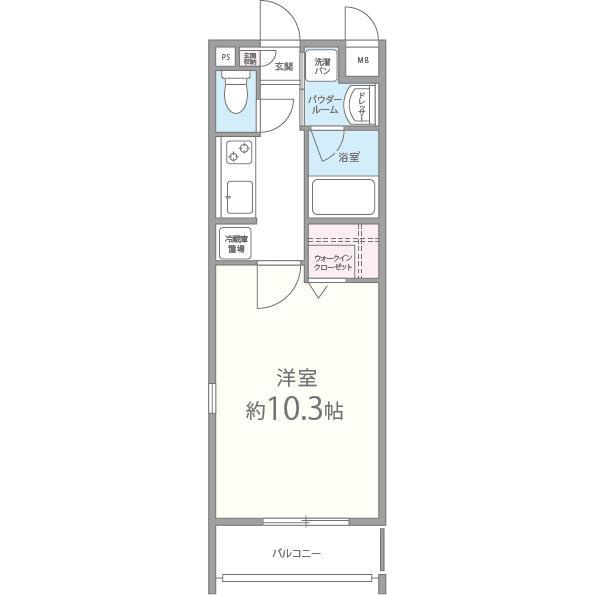 シャトー揚羽の間取り