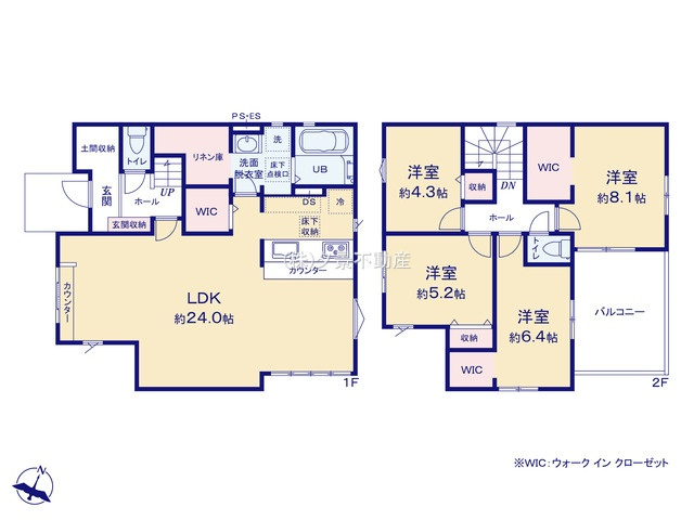 《仲介手数料無料》上尾市大字瓦葺1106-14新築一戸建てKEIAI TERRACE