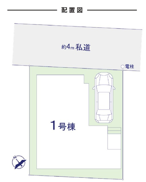 船橋市高根台６丁目１３期の区画図