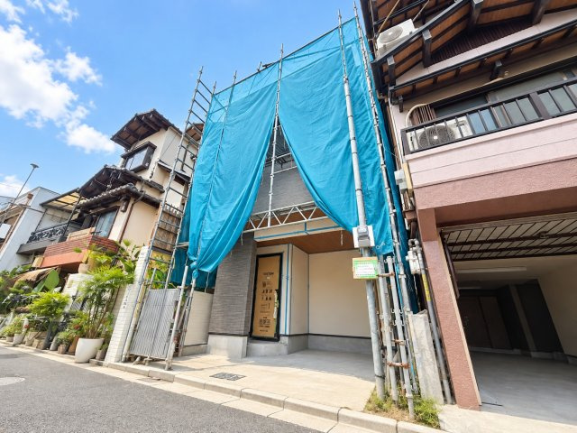 住吉区大領2丁目のその他|前面道路から建物配置や駐車スペースのイメージがしやすい現地です♪