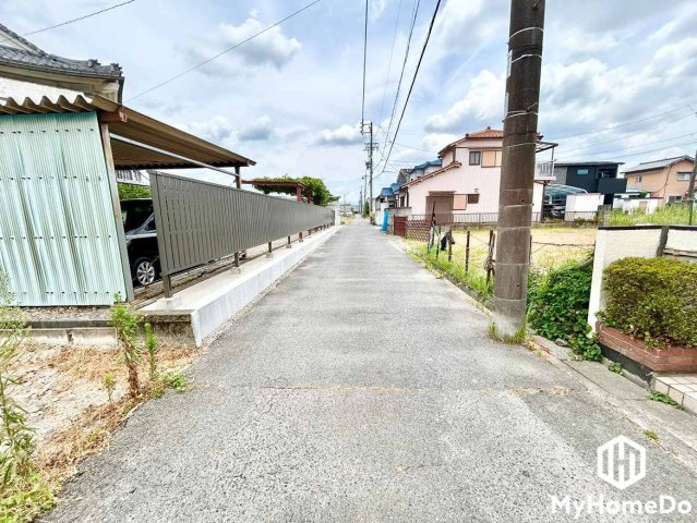 守山区中志段味　1期の前面道路含む現地写真