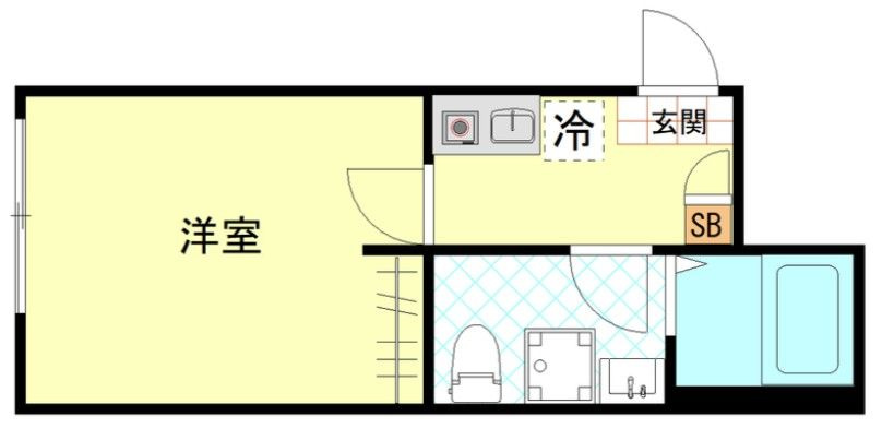 エアフォルク新小岩の間取り|間取りです。