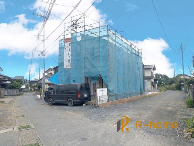 第1石岡市石岡　新築戸建て　1号棟の外観|ご予約を頂ければ、『平日』はもちろん『早朝』や『夜間』もご見学可能です♪お気軽にお申し付けください♪