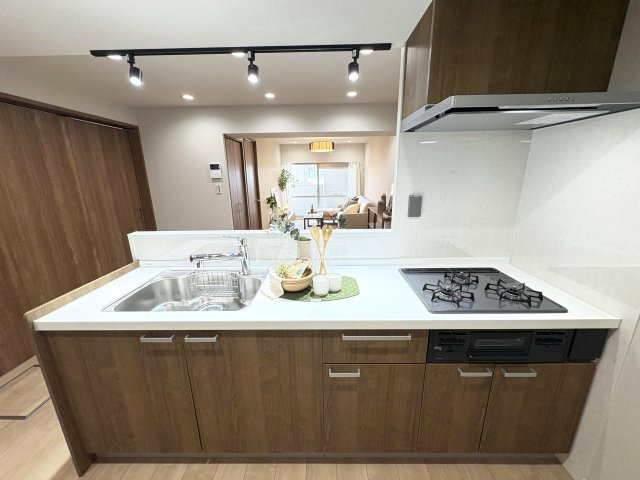 中銀松戸マンシオンのキッチン|ドキドキの新生活も、安心してスタート。ぴったりの住まいを見つけませんか？クランディアが一緒に住まい選びをサポートします‼　まずは、お気軽にお問合せください　＃クランディア