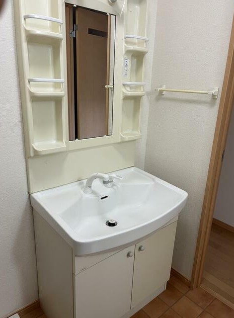 丸和マンションⅡの洗面所