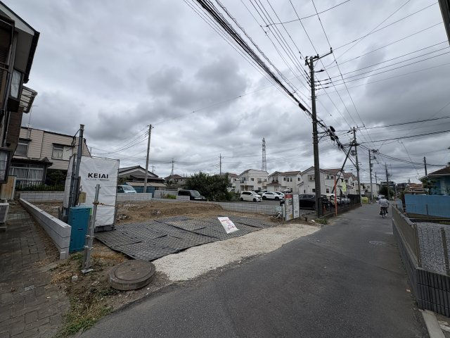 野田市中根5期の前面道路含む現地写真