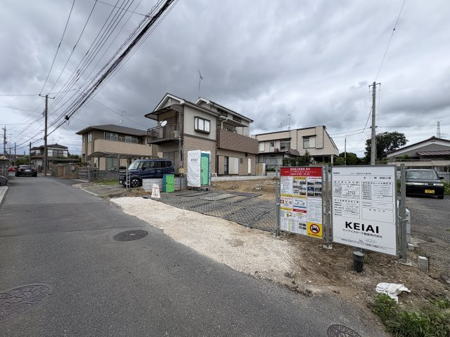 野田市中根5期の前面道路含む現地写真