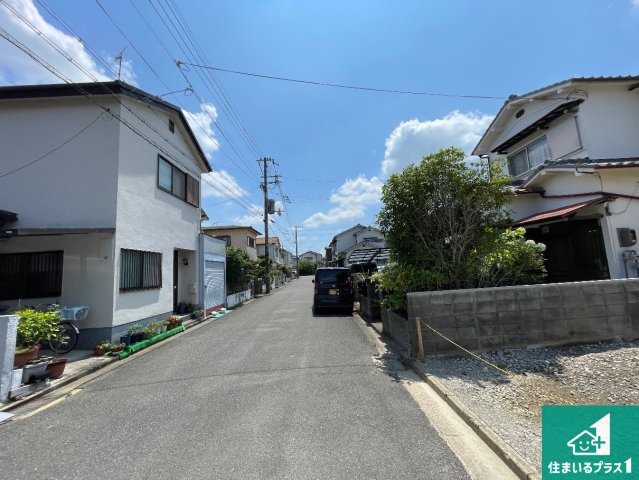 ★木津川市木津南後背　第6期　新築一戸建ての前面道路含む現地写真|現在建築中！落ち着いた街並みで新生活を始めることが出来そう！周辺の物件も併せてご紹介させて頂きます！