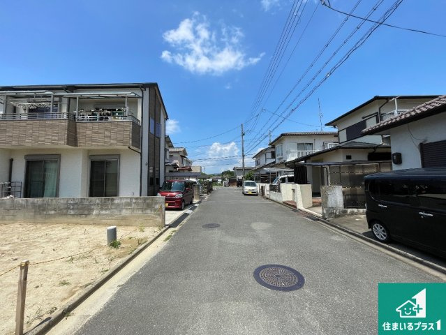 ★木津川市木津南後背　第6期　新築一戸建ての前面道路含む現地写真|現在建築中！落ち着いた街並みで新生活を始めることが出来そう！周辺の物件も併せてご紹介させて頂きます！
