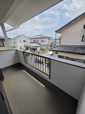 太田市新道町1期　中古住宅のバルコニー