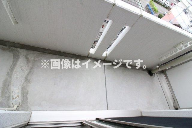 （仮称）都城市中町マンションのバルコニー|バルコニーからの眺めを楽しみながら食事をしませんか