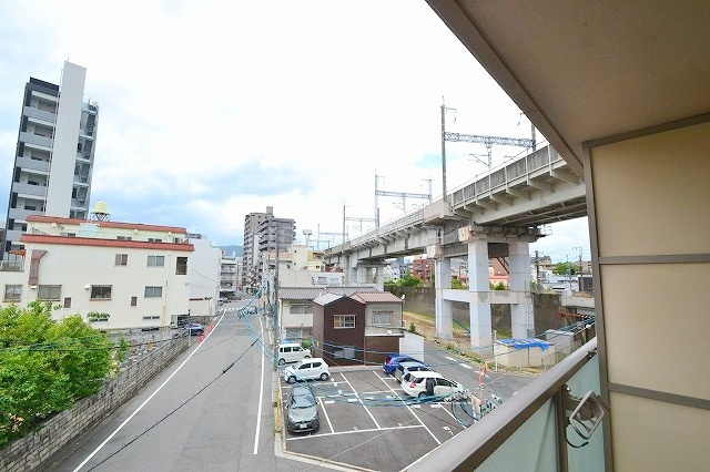 広島市中区東白島町の賃貸マンションの展望|参考写真