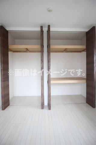 （仮称）都城市中町マンションの収納|収納豊富です